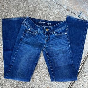 American eagle bootcut size 0 stretch jeans